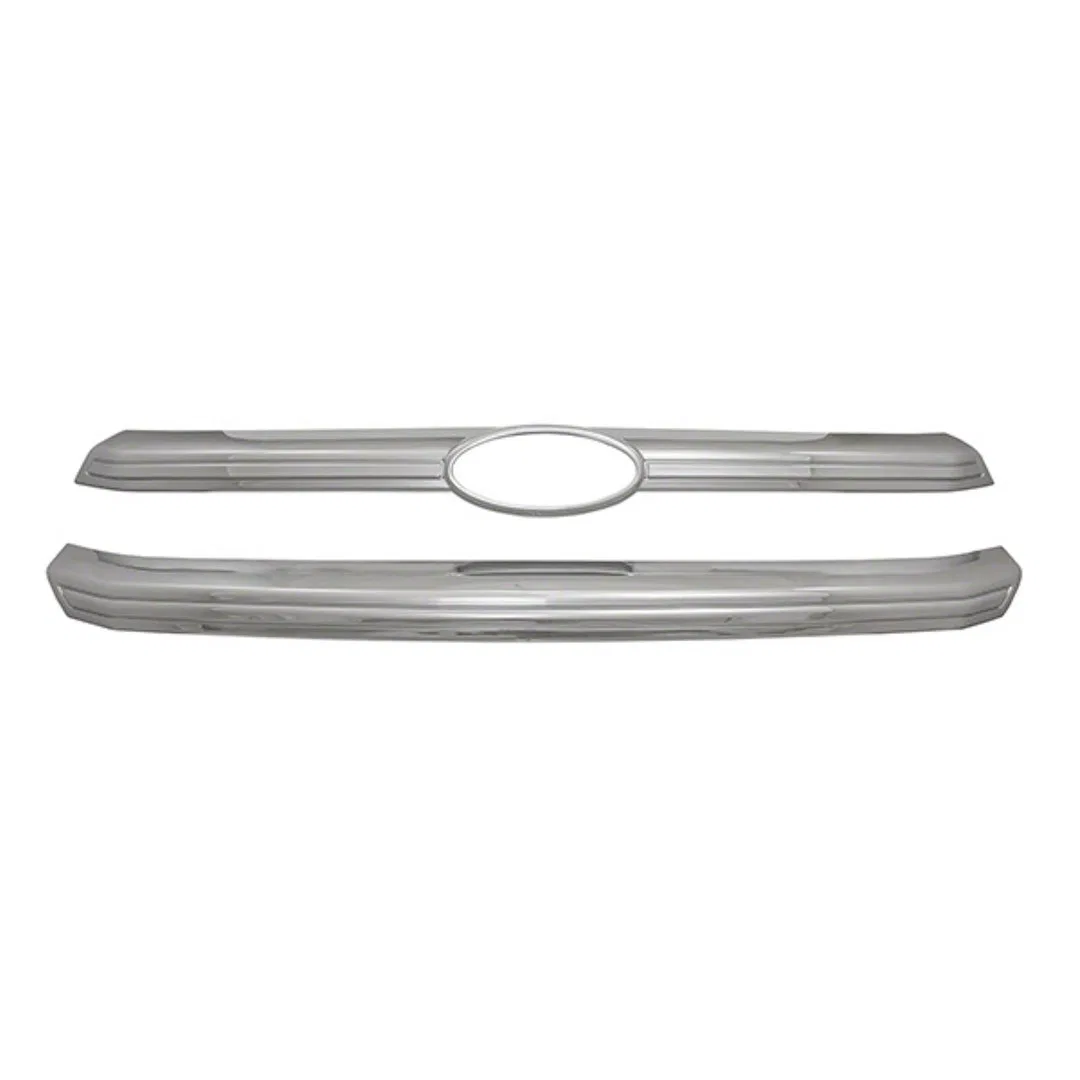IWCGI148 – COAST2COAST Grille Insert, Overlay Bar Style 2 Piece With Emblem Cutout Chrome Plated ABS Plastic